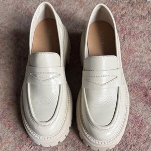Nasty Gal Cream Loafers for Women